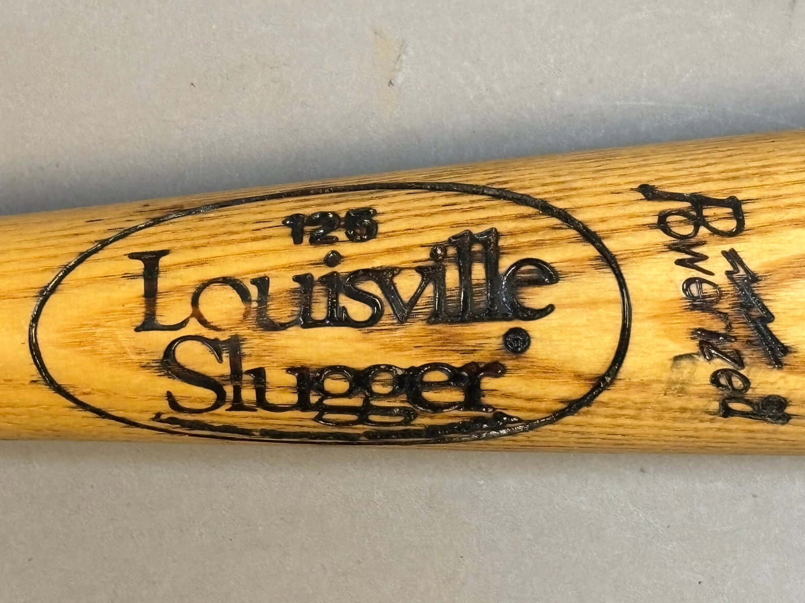 George Kell Signed Game Used M110 Baseball Bat - 5
