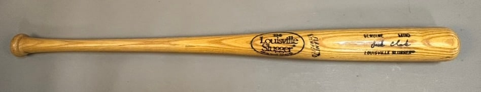 Jack Clark Pro Model M110 Louisville Slugger Bat: 34" in length x 33.6 ounces - appears barely used.