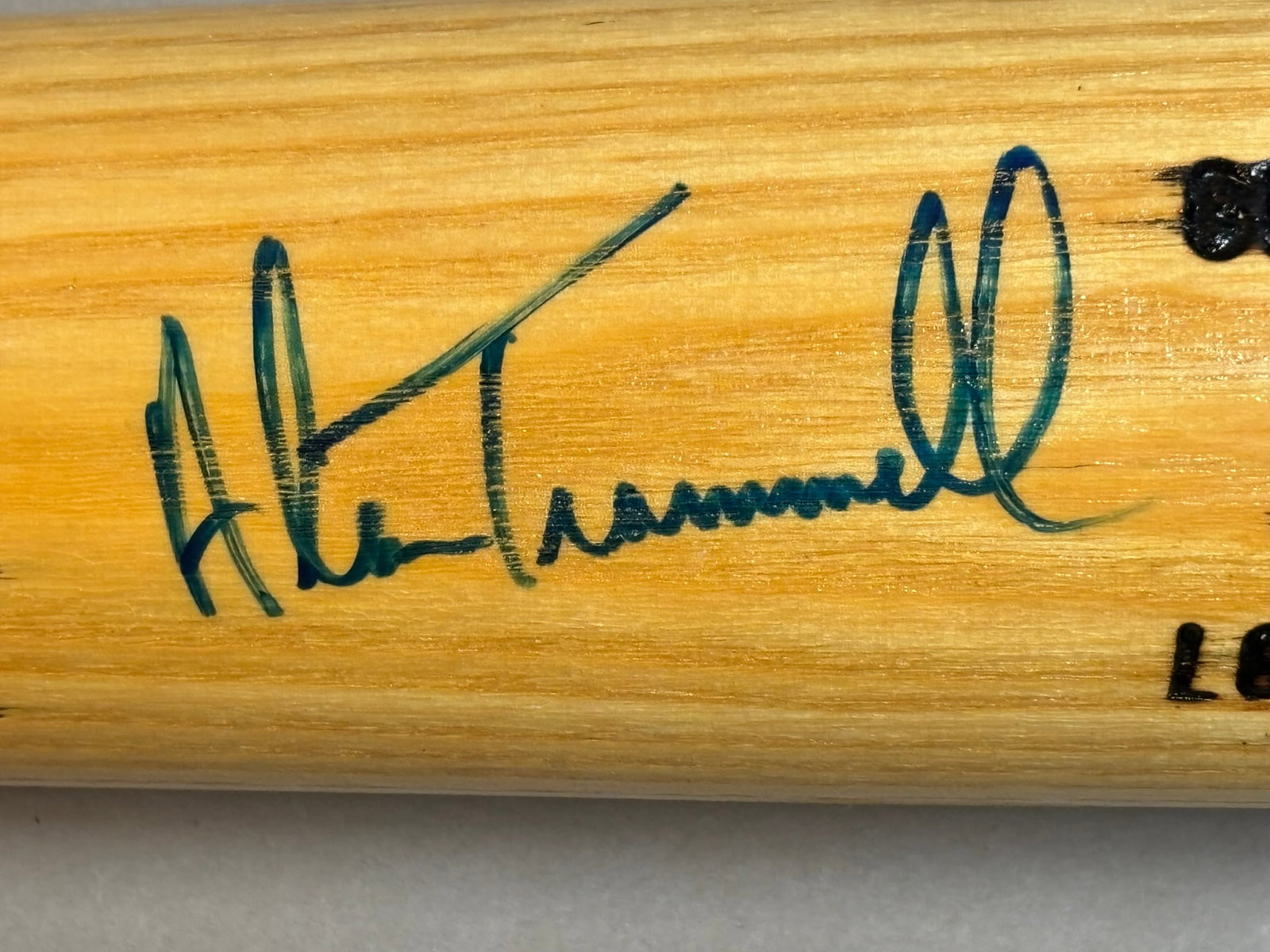 Alan Trammell Signed 34" M110 Model Baseball Bat - 4