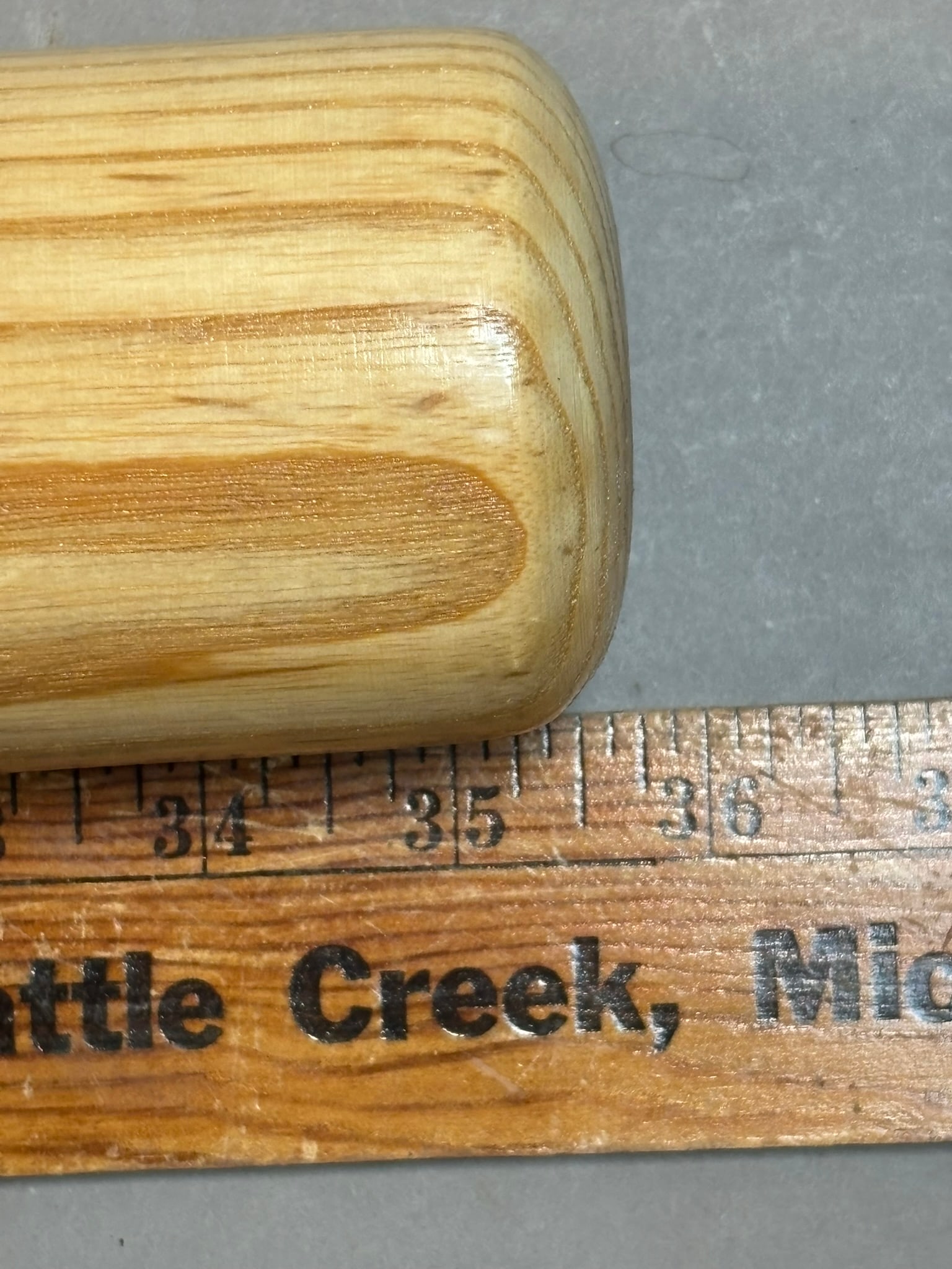 Johnny Mize H&B 125 Model Signed 35" Baseball Bat - 9