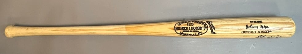 Johnny Mize H&B 125 Model Signed 35" Baseball Bat: Great original in person autographed bat.