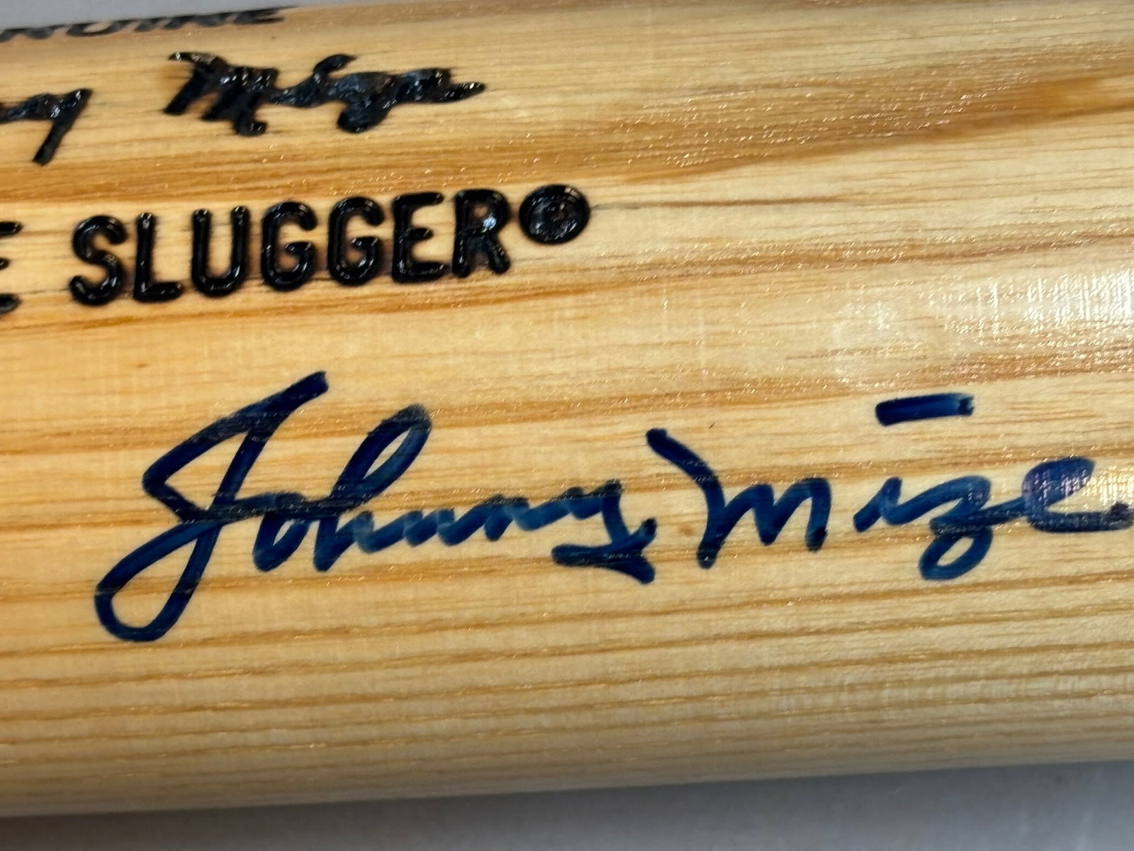 Johnny Mize H&B 125 Model Signed 35" Baseball Bat - 4