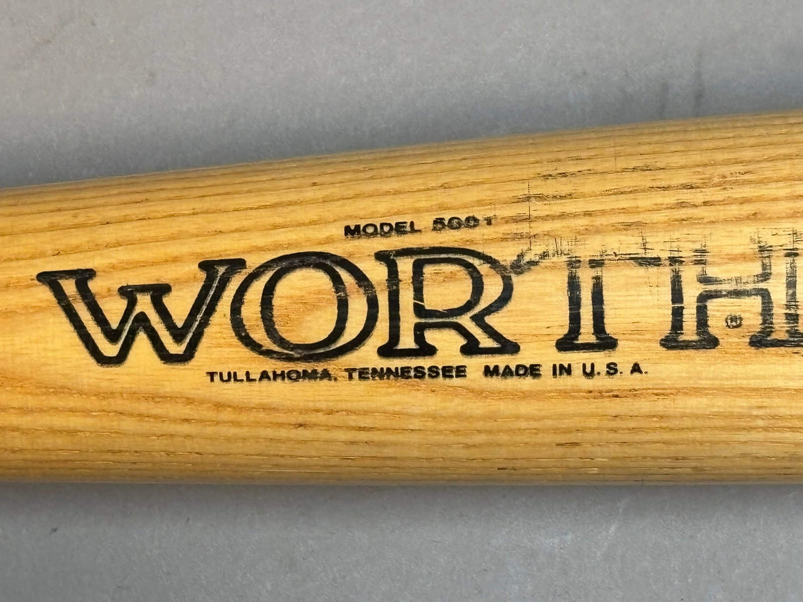 Tim Wallach Game Used & Signed Worth Baseball Bat - 6