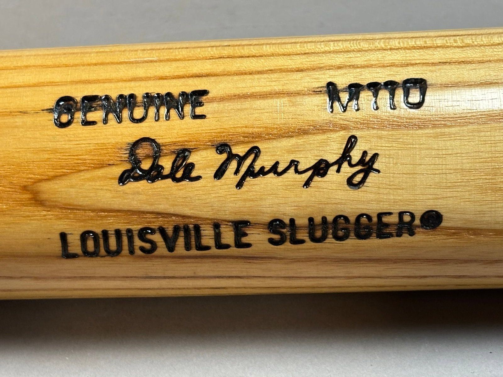 Dale Murphy Pro Model M110 Signed 125 Baseball Bat - 3