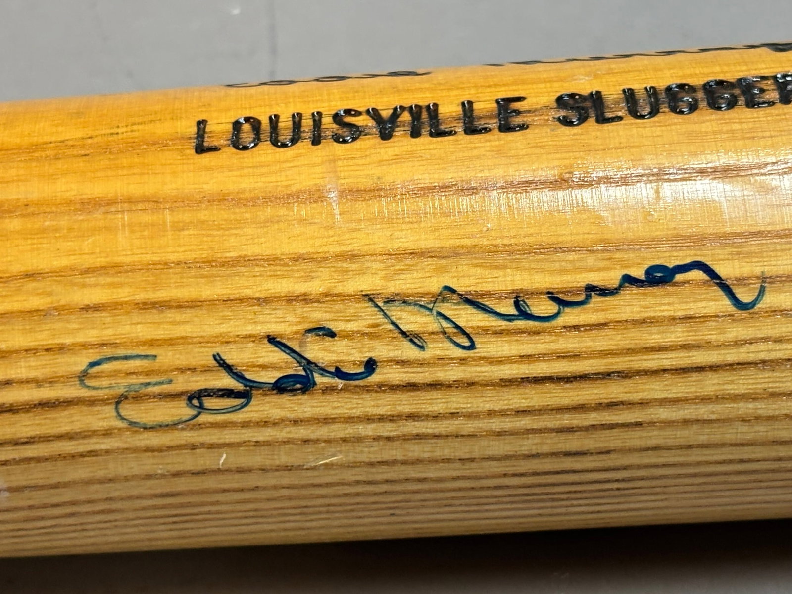Eddie Murray P89 Pro Model 125 Signed Baseball Bat - 5