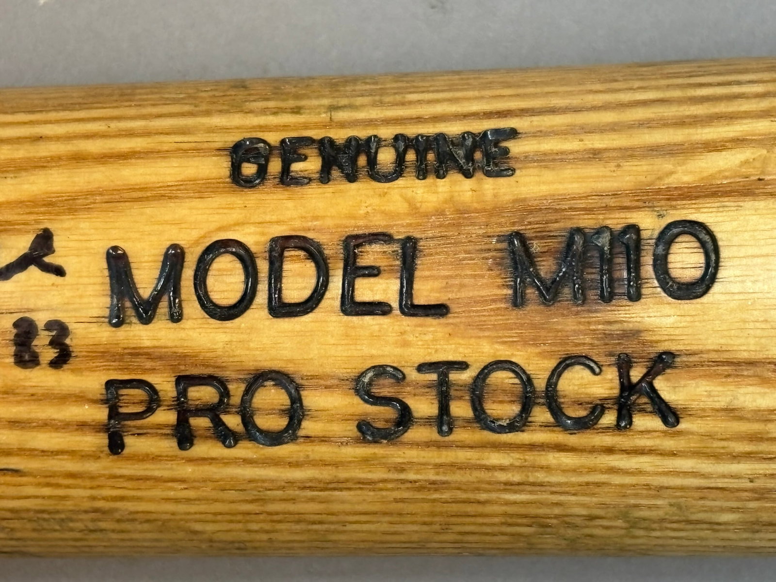 George Kell Model M110 Pro Stock Signed Bat - 3