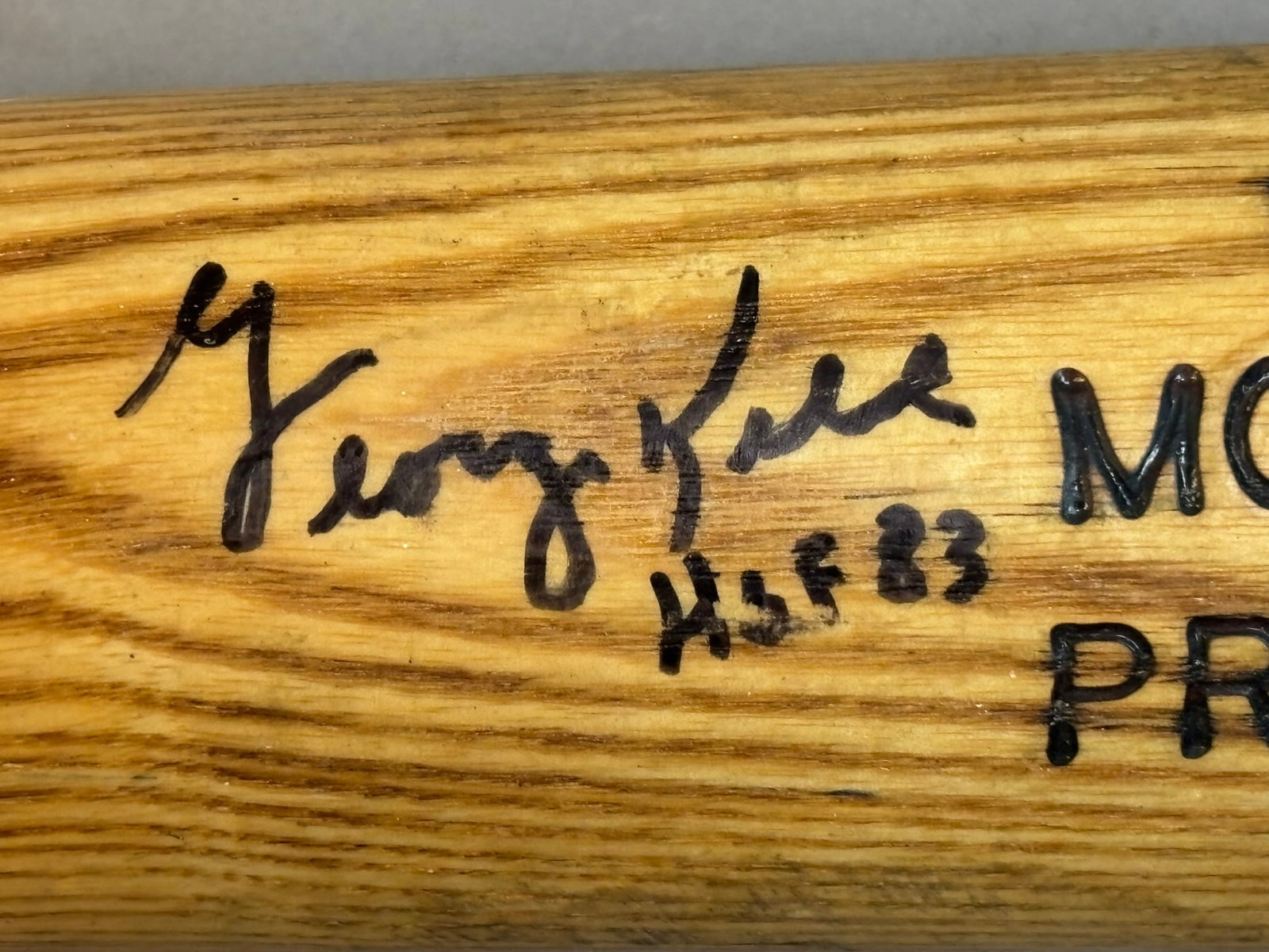 George Kell Model M110 Pro Stock Signed Bat - 4