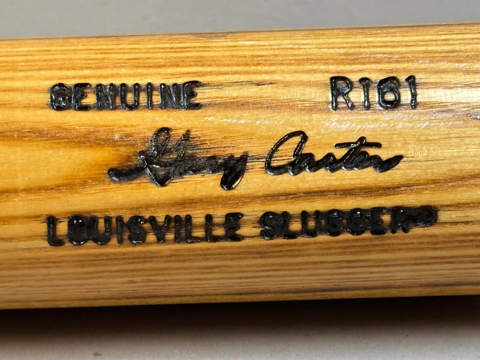 Gary Carter Pro Model R161 Signed Baseball Bat - 3