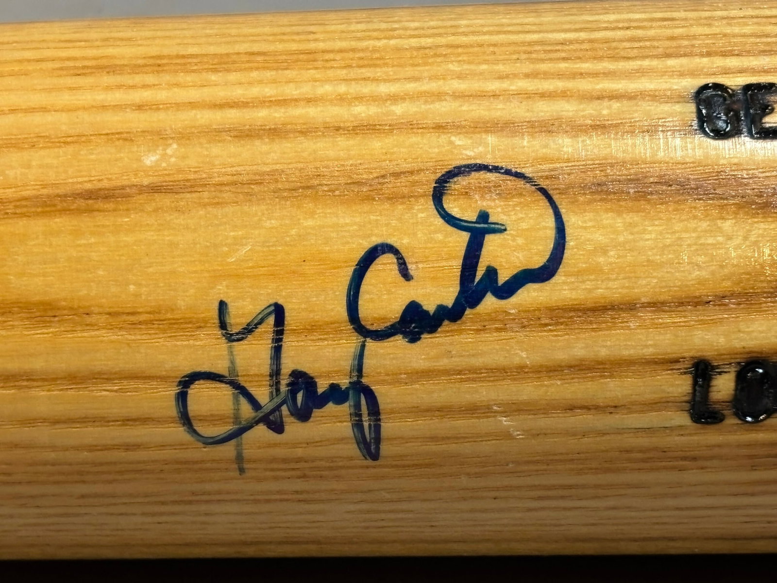 Gary Carter Pro Model R161 Signed Baseball Bat - 4