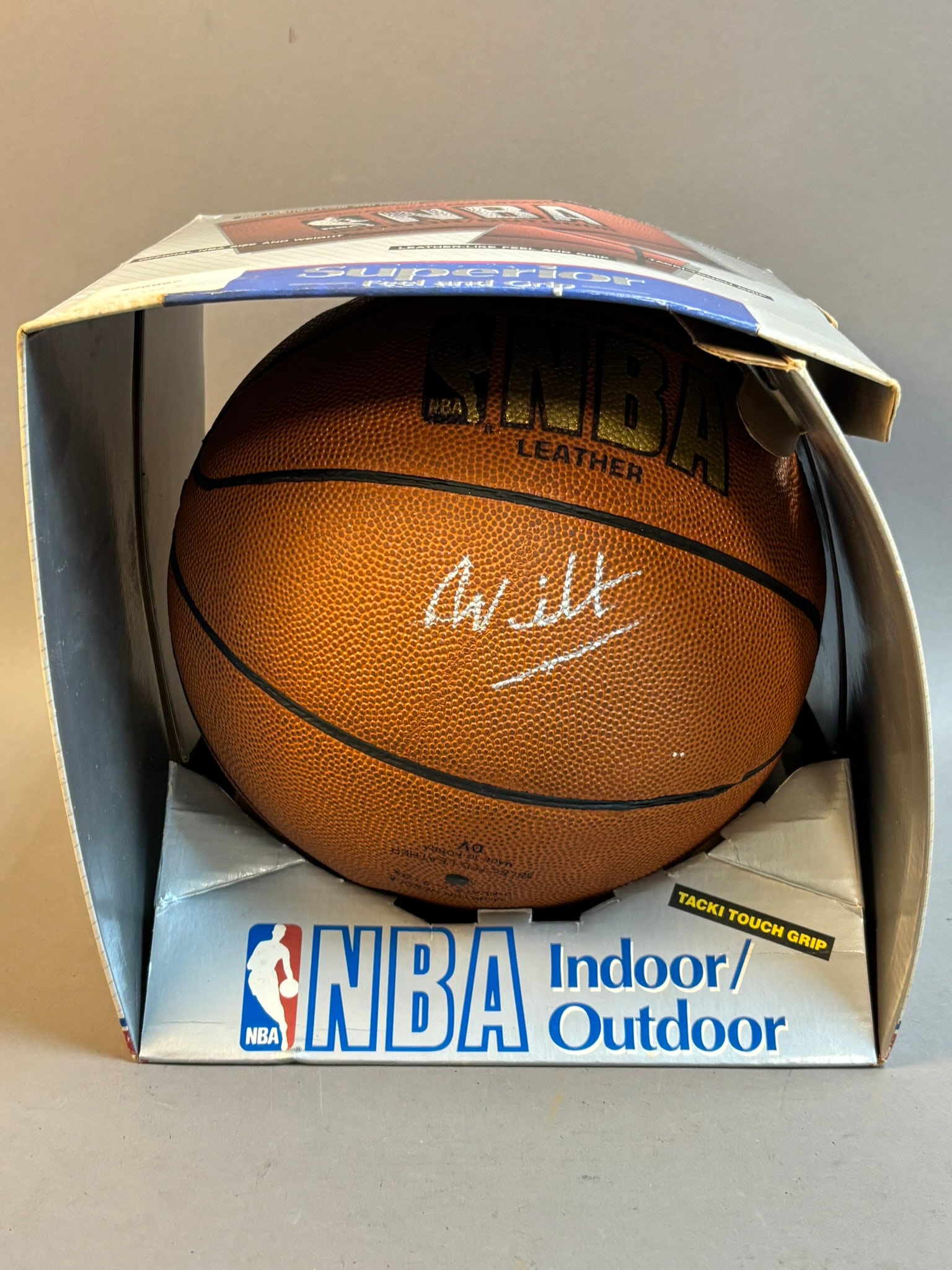 Wilt Chamberlain Signed Spalding NBA Basketball: SIGNED WALT only! 100% original and obtained in person by Gene Bernard. PLEASE SEE ALL PHOTOS AND USE THEM AS A BETTER IDEA ON DESCRIPTION! ASK ANY QUESTIONS! PLEASE NOTE WE OFFER IN HOUSE SHIPPING &