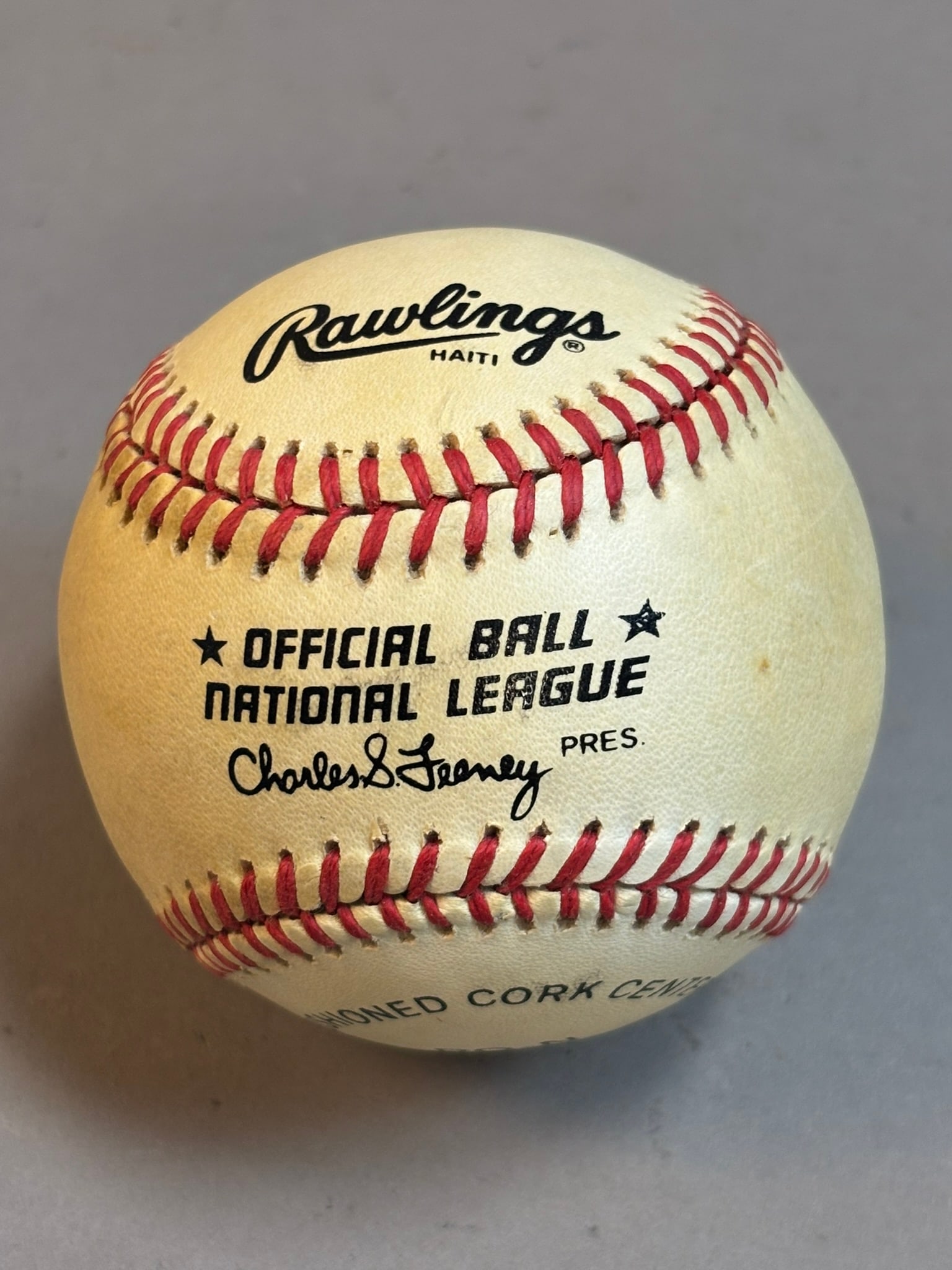 Dale Murphy Single Signed Rawlings Feeney Baseball - 3