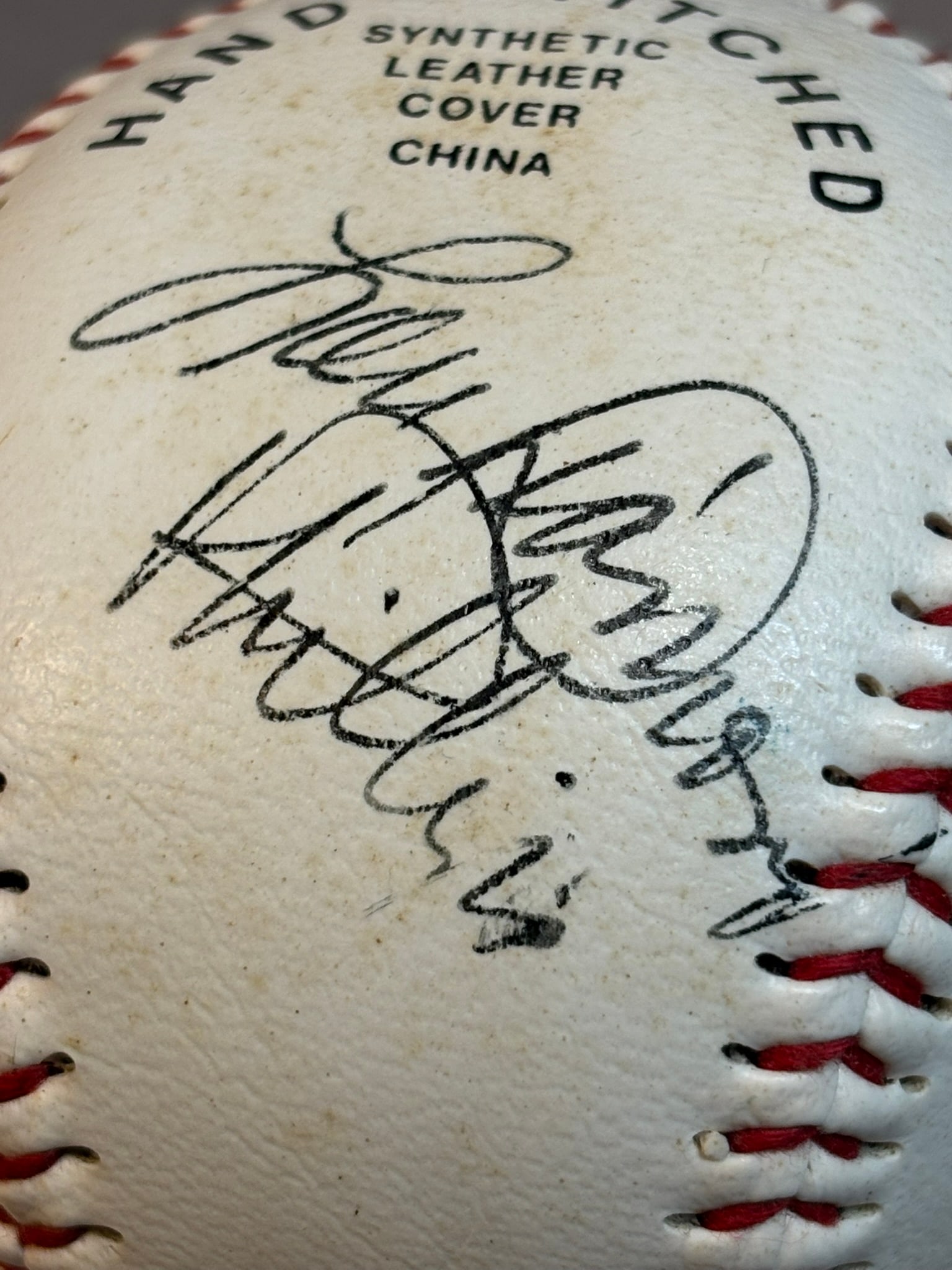 Dunlop LOU DIAMOND PHILLIPS Signed Baseball - 2