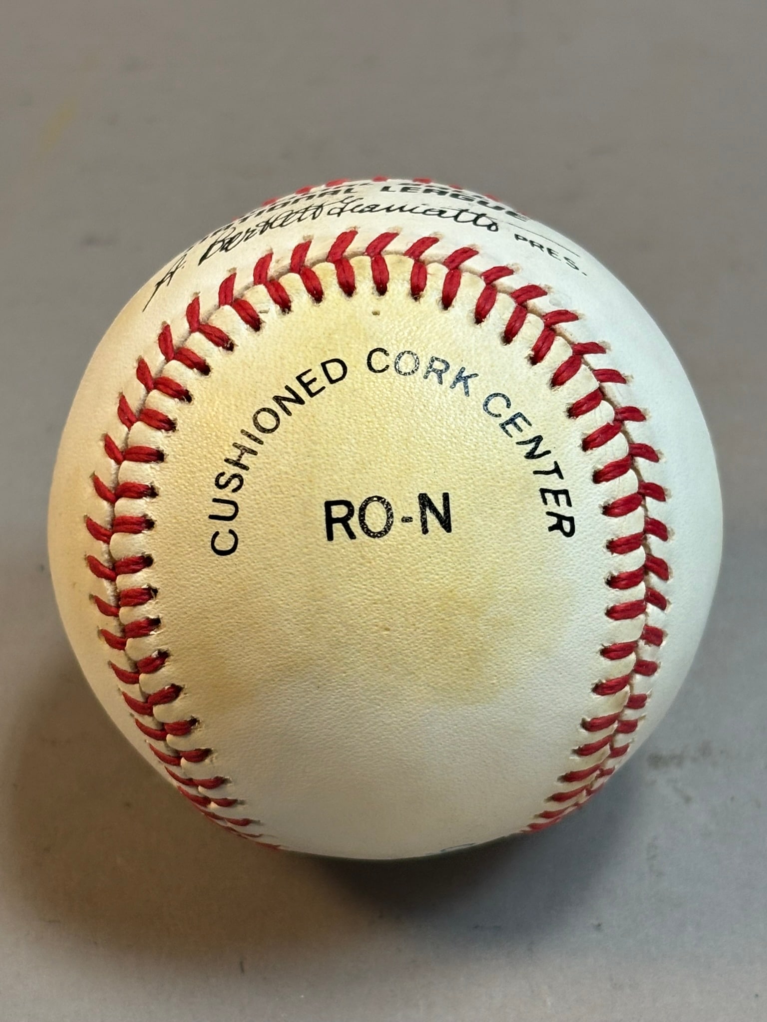 Eric Davis Single Signed Giamatti Rawlings Ball - 4