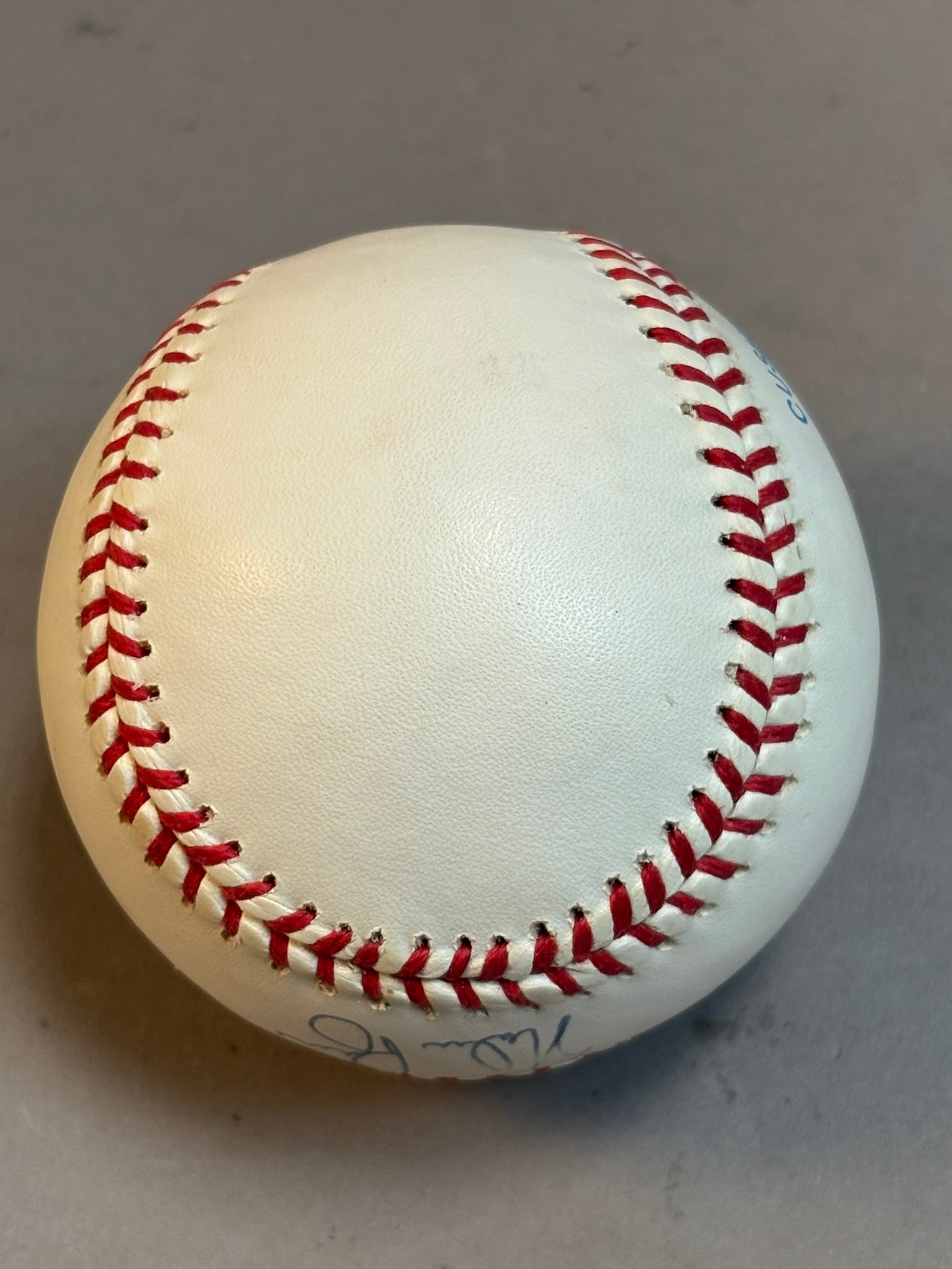 Nolan Ryan Single Signed Rawlings Brown Baseball - 6