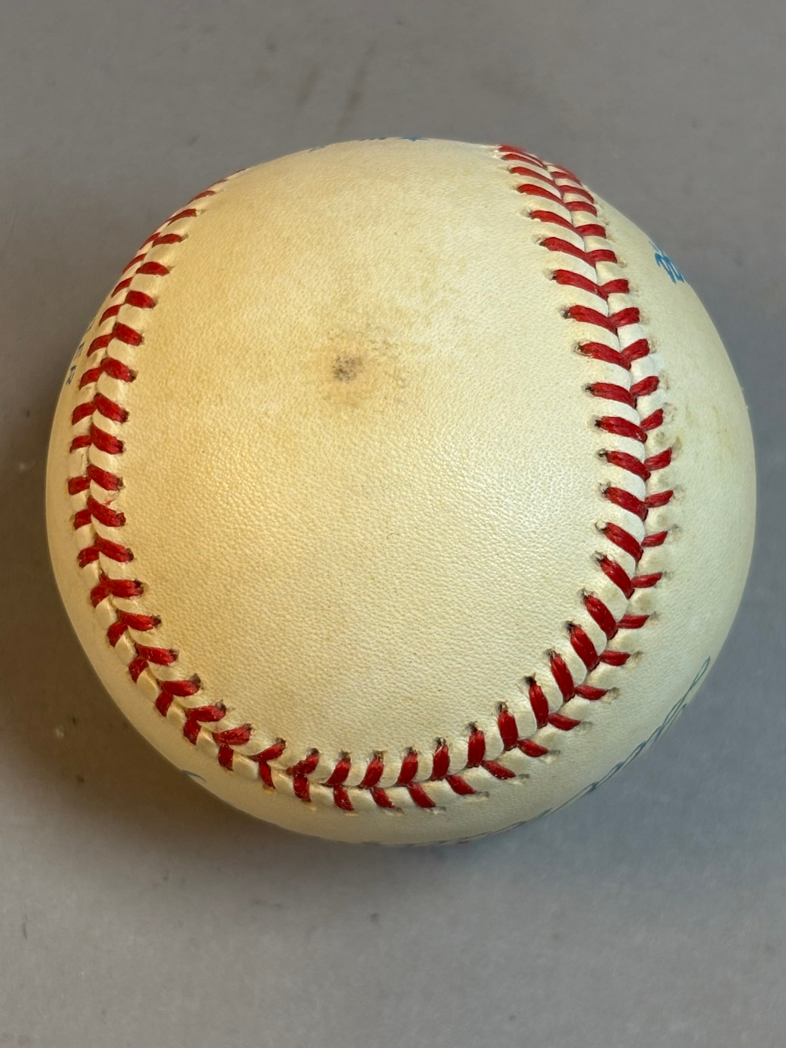 Ted Williams Single Signed Rawlings Brown Ball - 5