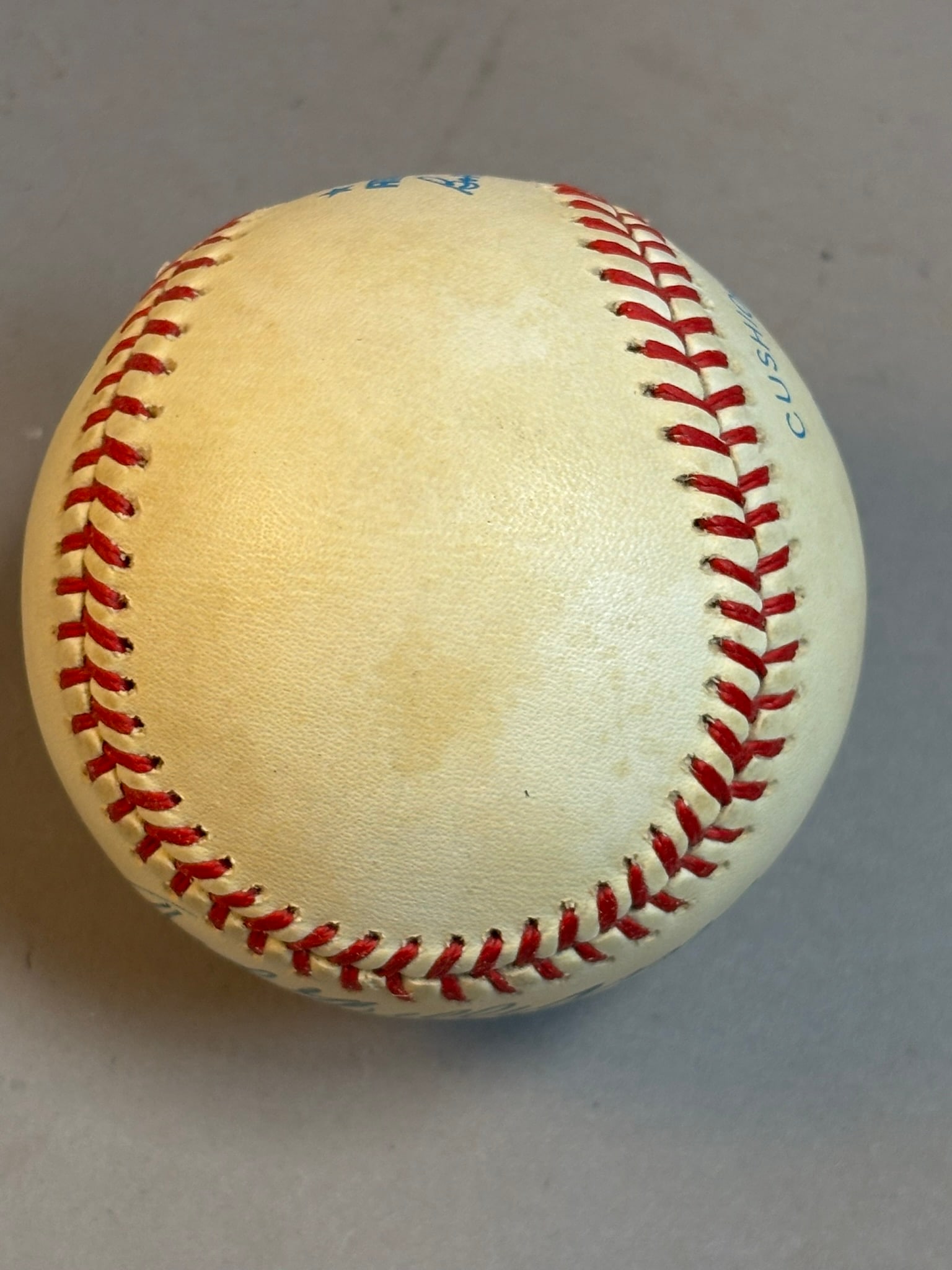 Ted Williams Single Signed Rawlings Brown Ball - 6