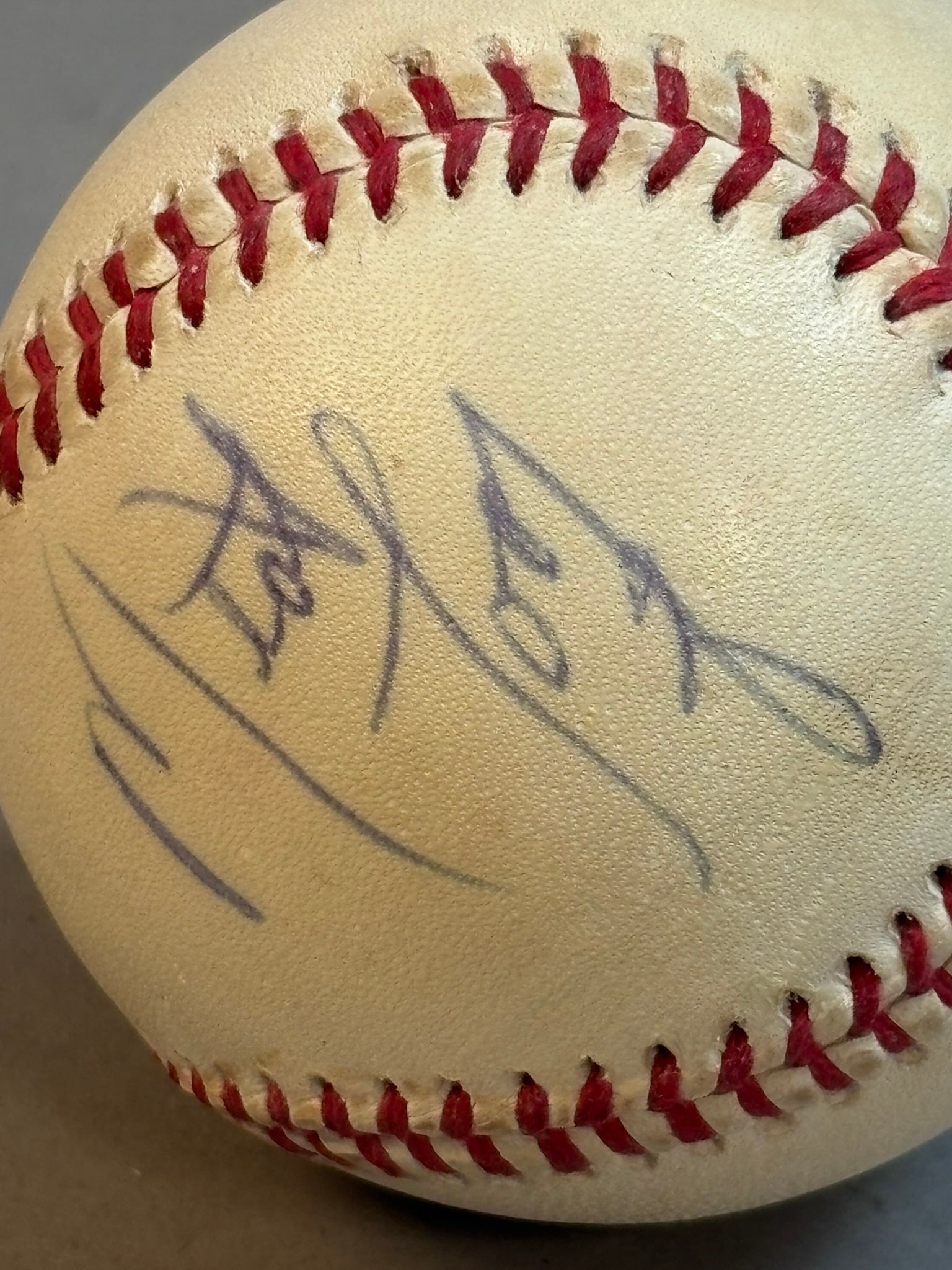 Meat Loaf Single Signed Worth Sof-Dot Baseball - 2