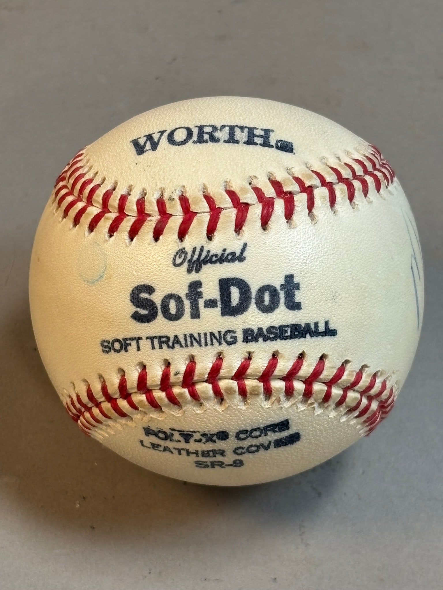 Meat Loaf Single Signed Worth Sof-Dot Baseball - 3