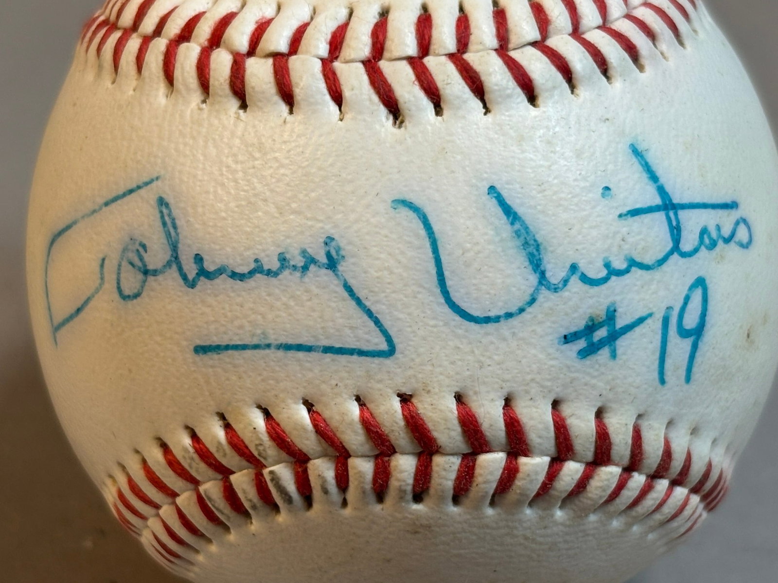 Johnny Unitas Single Signed #19 Baseball - 2