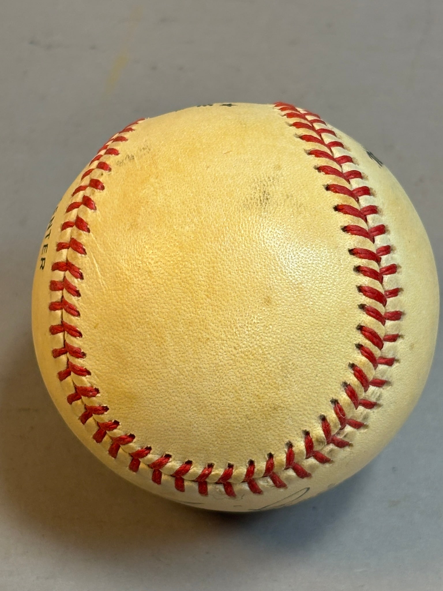 Tim Raines Single Signed Rawlings Feeney Baseball - 5