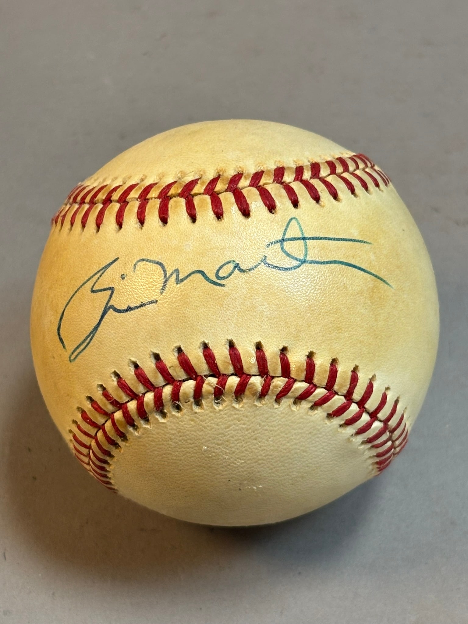 Billy Martin Rawlings Haiti Single Signed Brown: PLEASE SEE ALL PHOTOS AND USE THEM AS A BETTER IDEA ON DESCRIPTION! ASK ANY QUESTIONS! PLEASE NOTE WE OFFER IN HOUSE SHIPPING & HAVE BIDDING AVAILABLE ON OUR OWN WEBSITE! If you win on LIVE