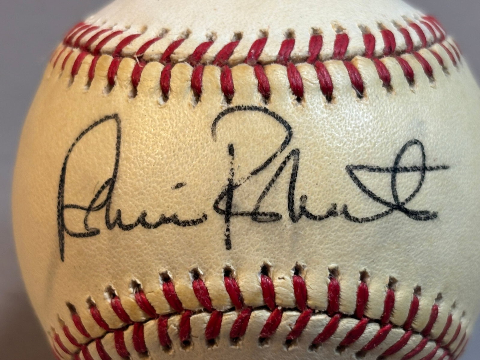 Robin Roberts Single Signed Giamatti Baseball - 2