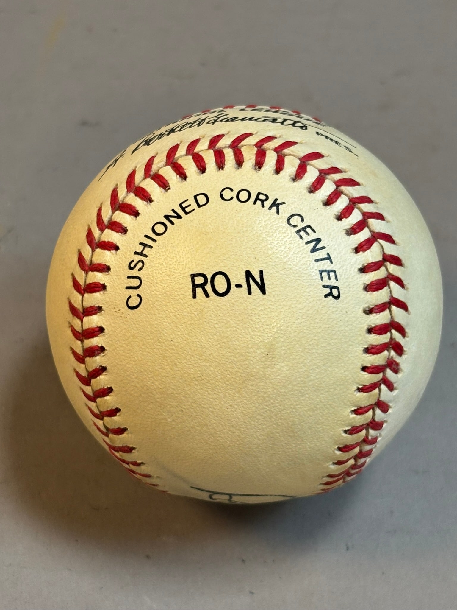 Robin Roberts Single Signed Giamatti Baseball - 4