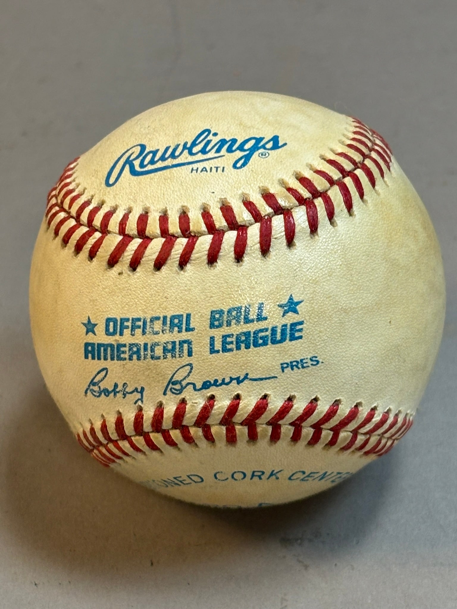 Eddie Murray Rawlings Haiti Single Signed Baseball - 3