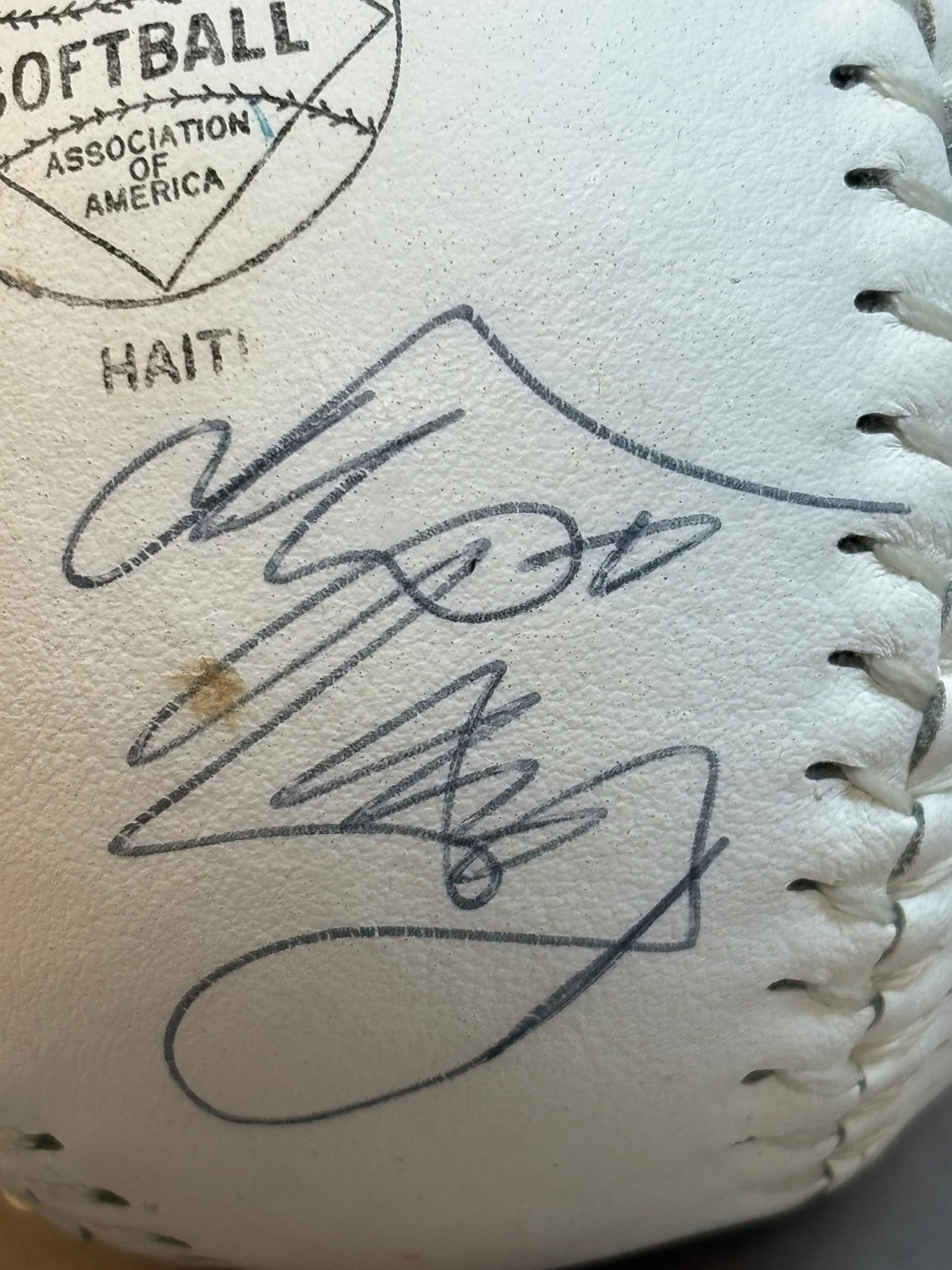 Dudley Thunder Multi Signed Baseball - 3