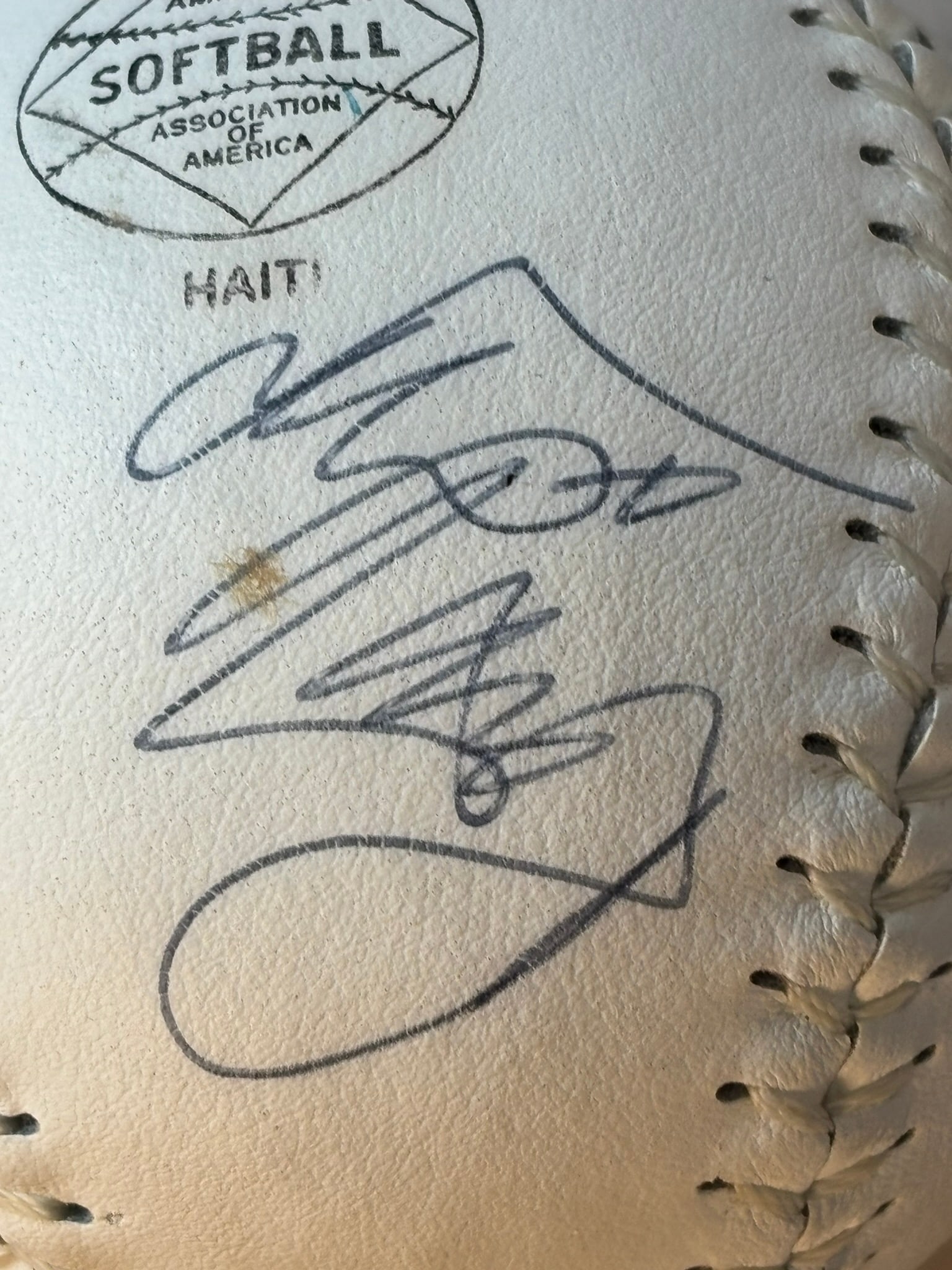 Dudley Thunder Multi Signed Baseball - 9