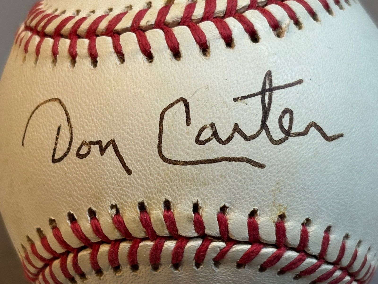 Don Carter Rawlings William White Signed Ball - 2
