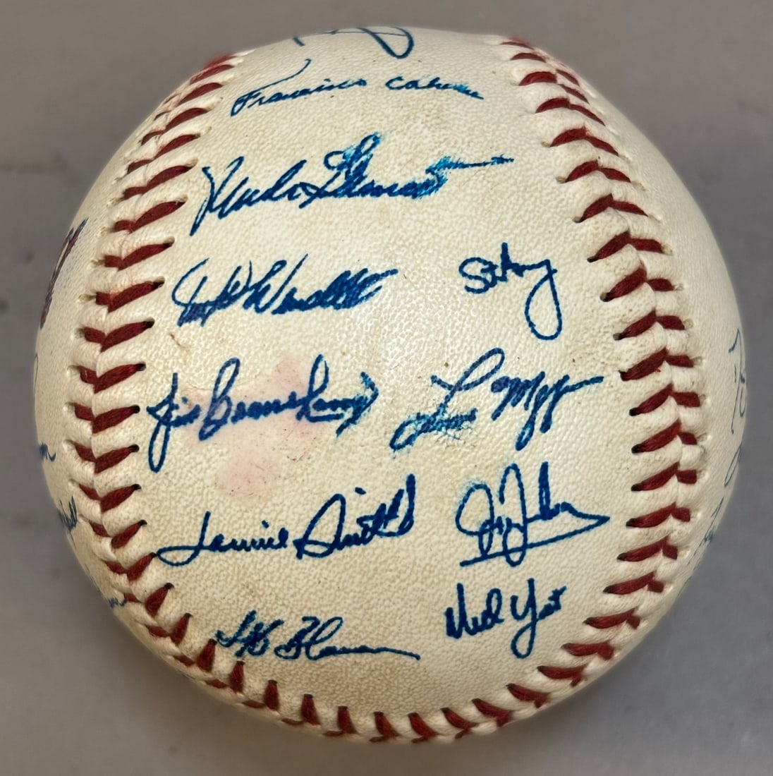Bobby Cox Single Signed Feeney Rawlings Ball - 10