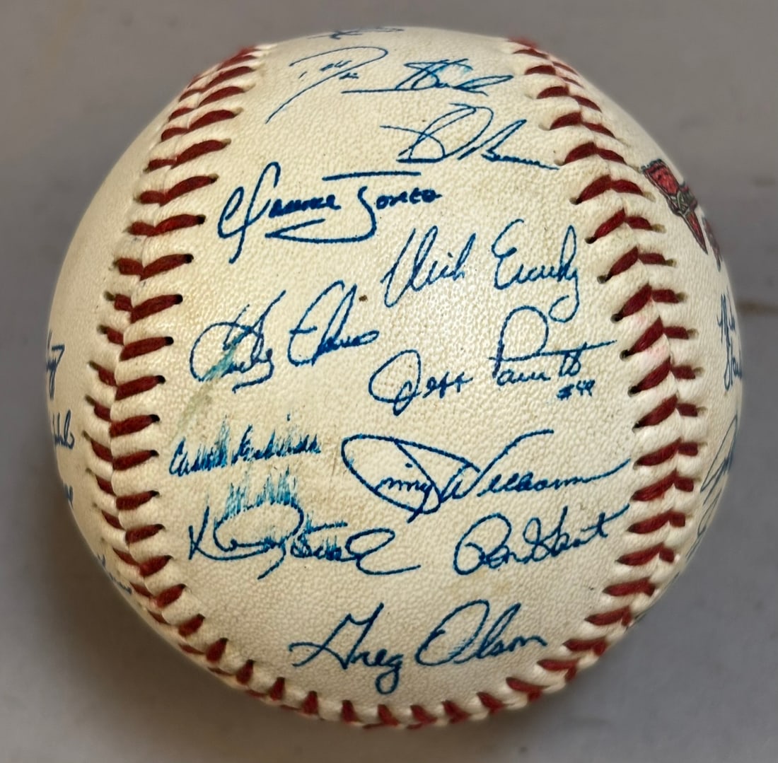 Bobby Cox Single Signed Feeney Rawlings Ball - 9