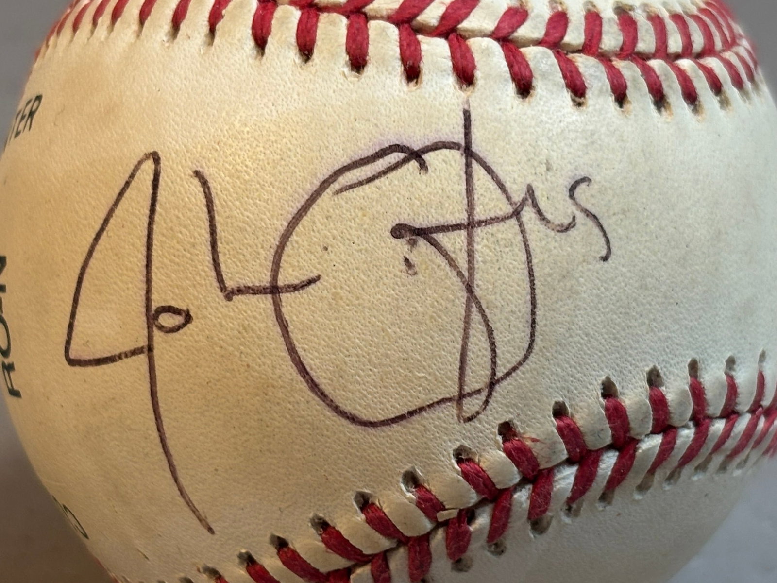 Single Signed Rawlings William White Baseball - 2