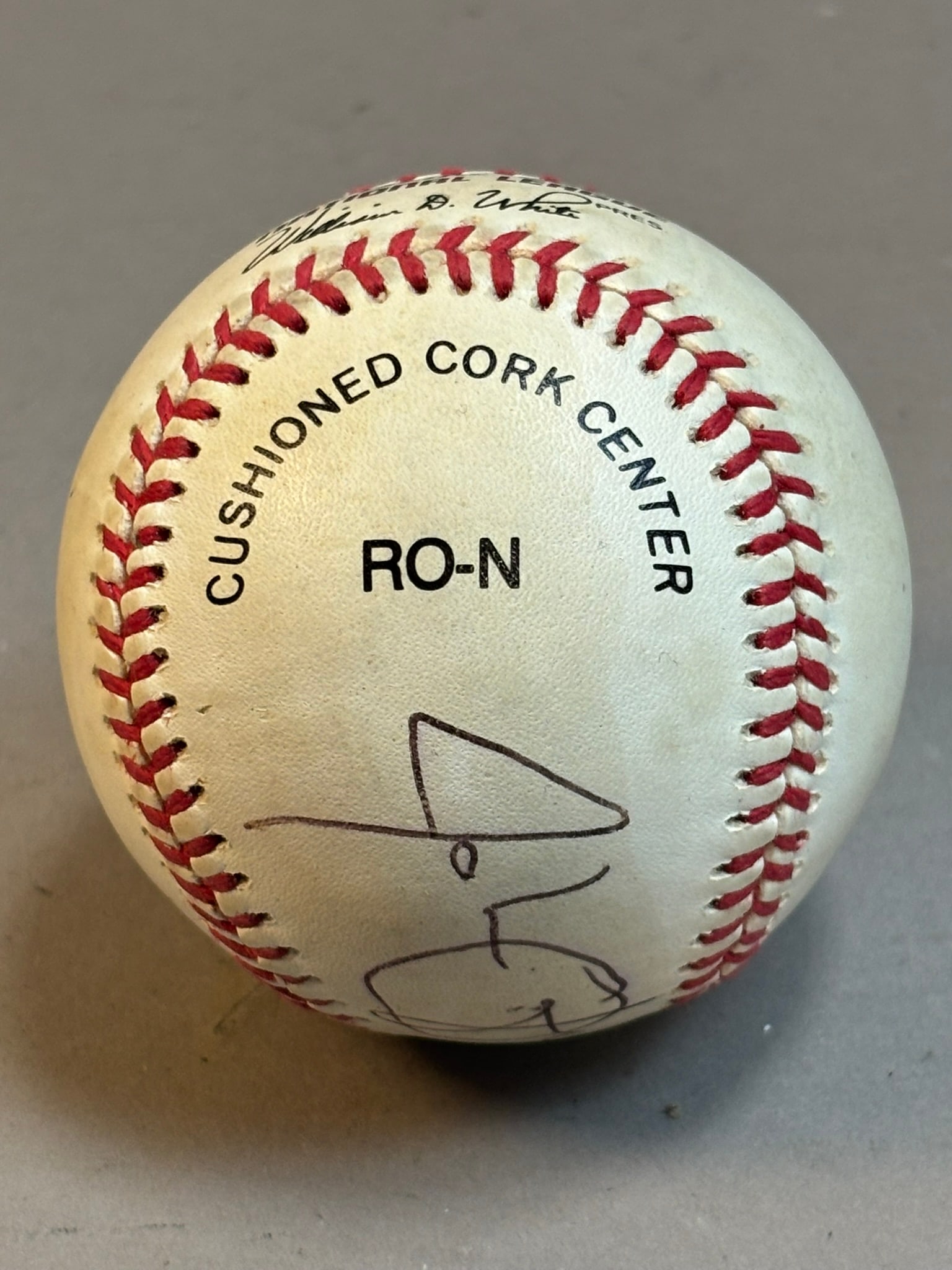 Single Signed Rawlings William White Baseball - 4