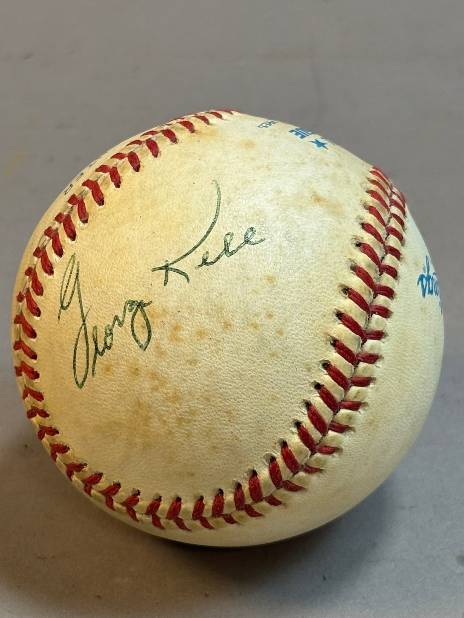 George Kell Rawlings Bobby Brown Signed Baseball: PLEASE SEE ALL PHOTOS AND USE THEM AS A BETTER IDEA ON DESCRIPTION! ASK ANY QUESTIONS! PLEASE NOTE WE OFFER IN HOUSE SHIPPING & HAVE BIDDING AVAILABLE ON OUR OWN WEBSITE! If you win on LIVE