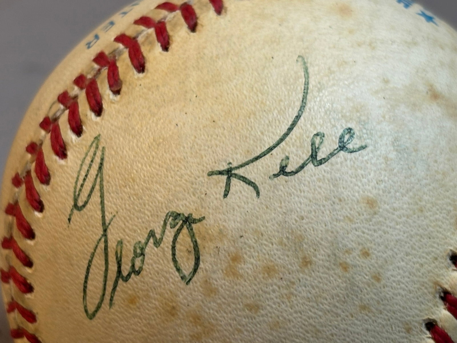 George Kell Rawlings Bobby Brown Signed Baseball - 2