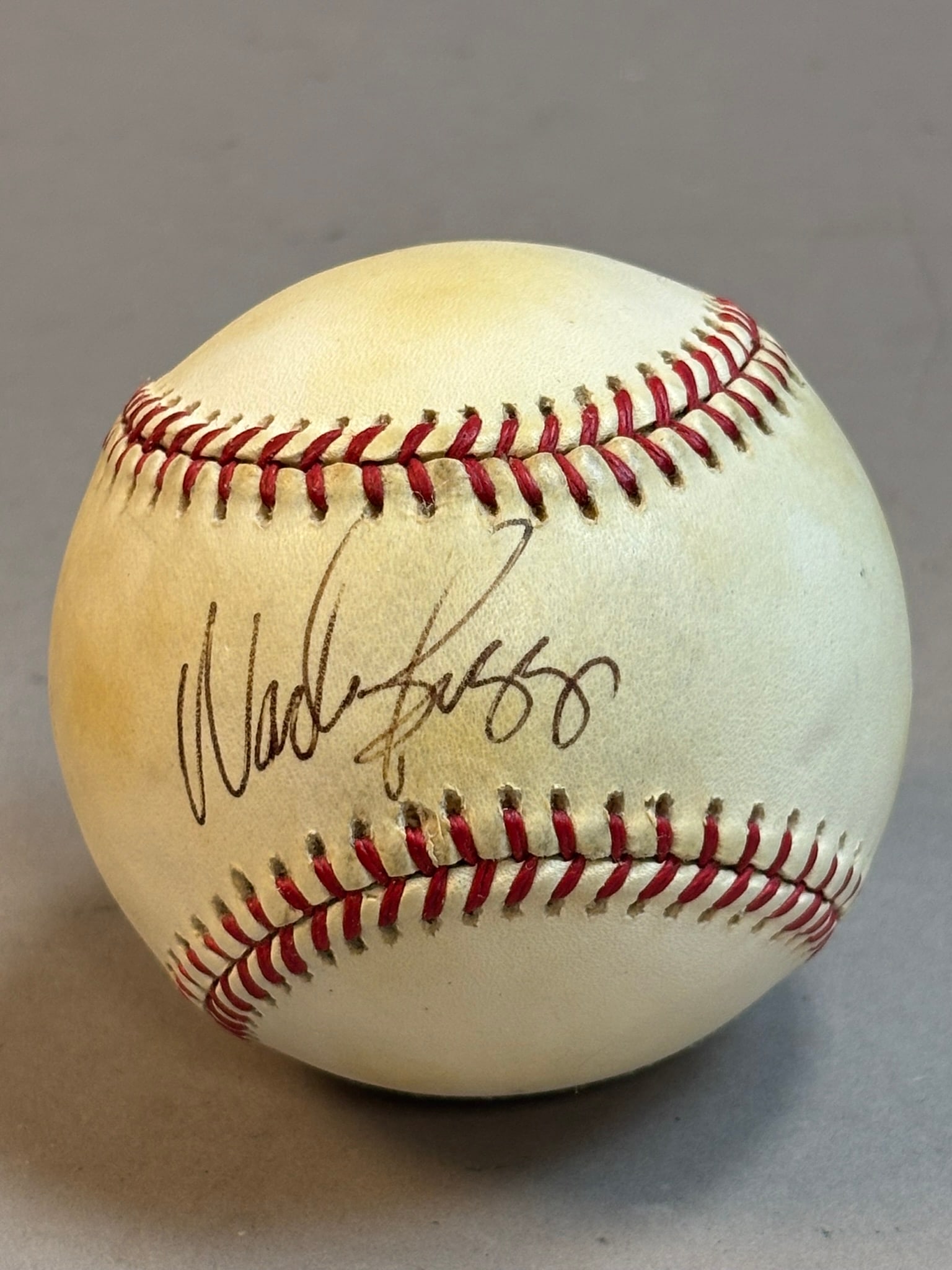 Wade Boggs Bobby Brown Rawlings Haiti Baseball: PLEASE SEE ALL PHOTOS AND USE THEM AS A BETTER IDEA ON DESCRIPTION! ASK ANY QUESTIONS! PLEASE NOTE WE OFFER IN HOUSE SHIPPING & HAVE BIDDING AVAILABLE ON OUR OWN WEBSITE! If you win on LIVE