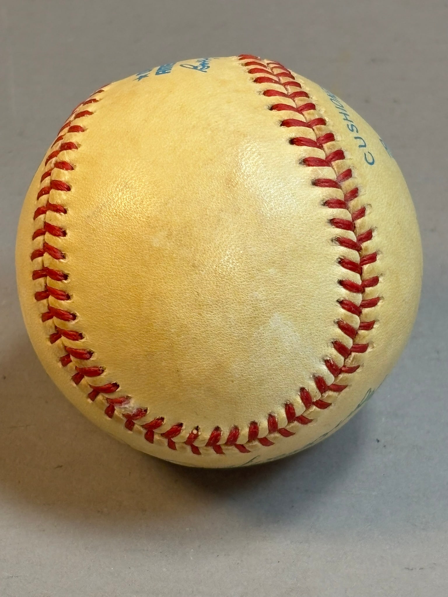 Willie Hernandez Single Signed Baseball Brown - 6