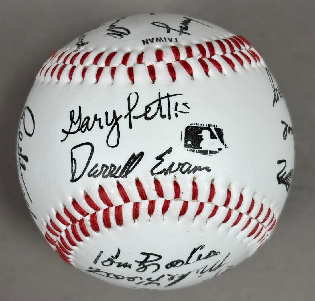 Lot Original Team Signed Facsimile Signed Balls - 16