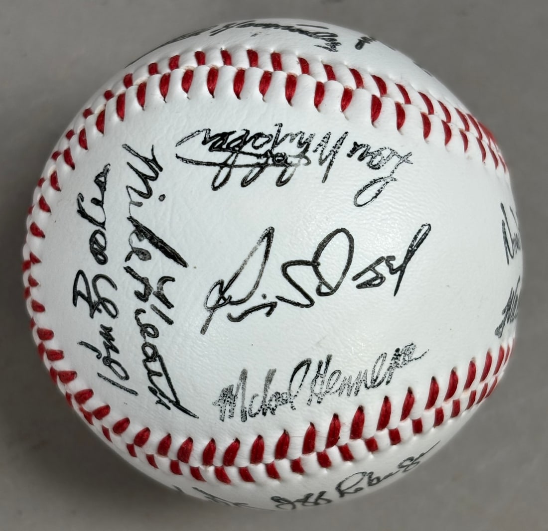 Lot Original Team Signed Facsimile Signed Balls - 20