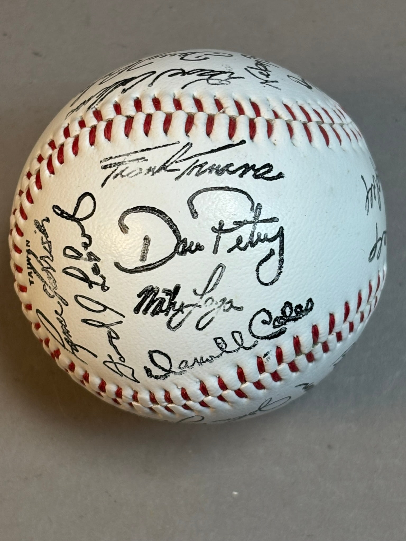 Lot Original Team Signed Facsimile Signed Balls - 2