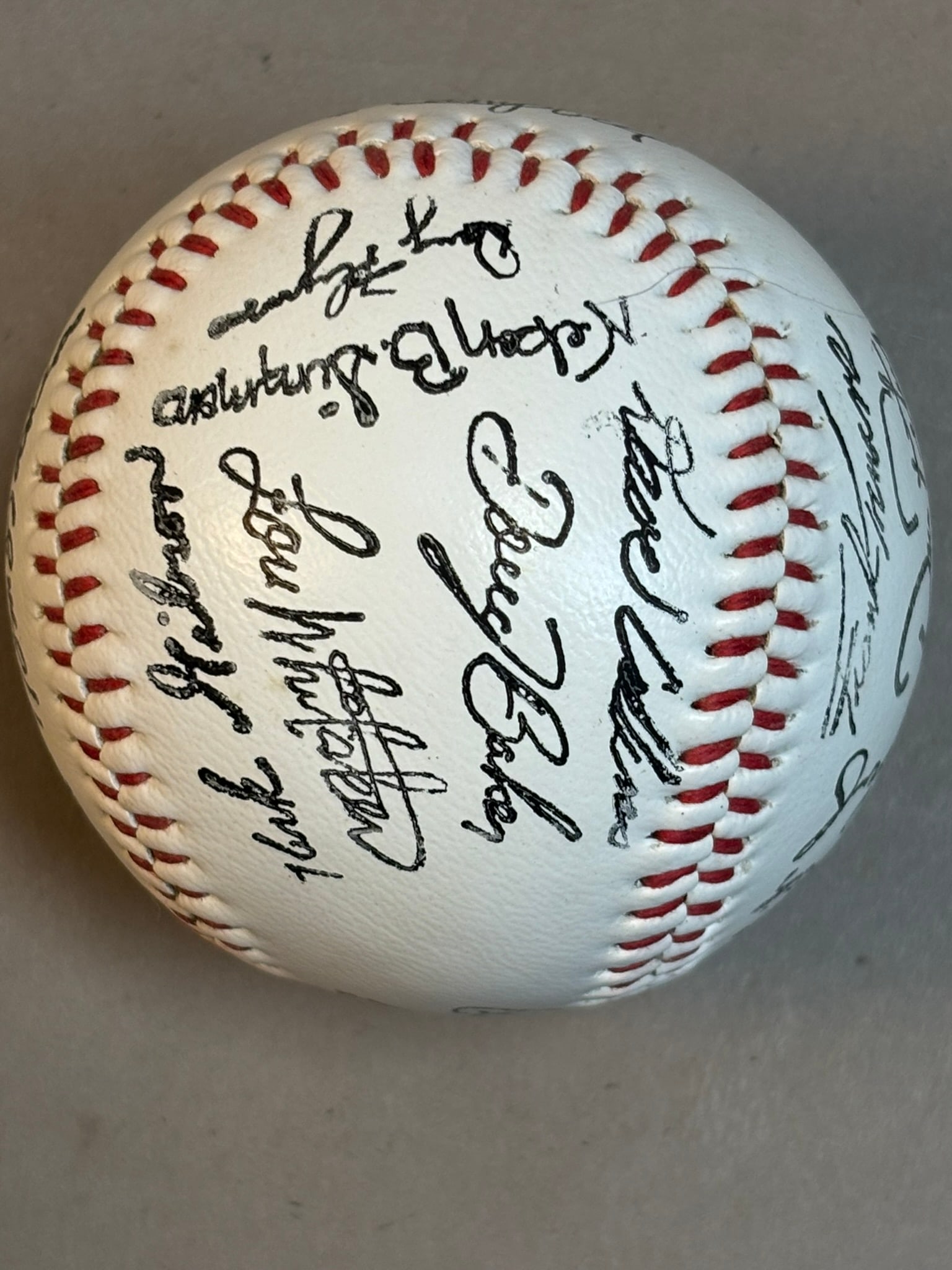 Lot Original Team Signed Facsimile Signed Balls - 5