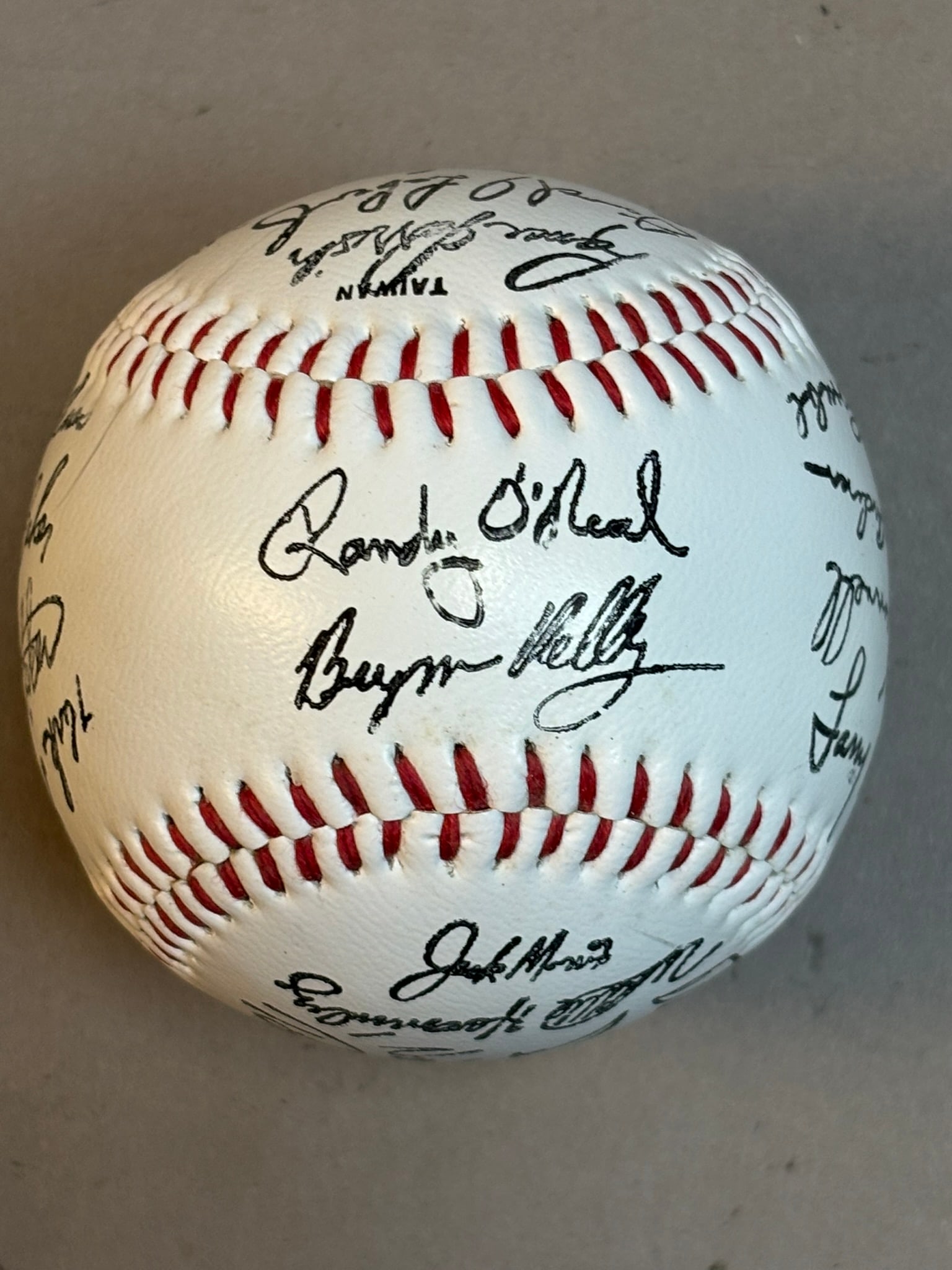 Lot Original Team Signed Facsimile Signed Balls - 6
