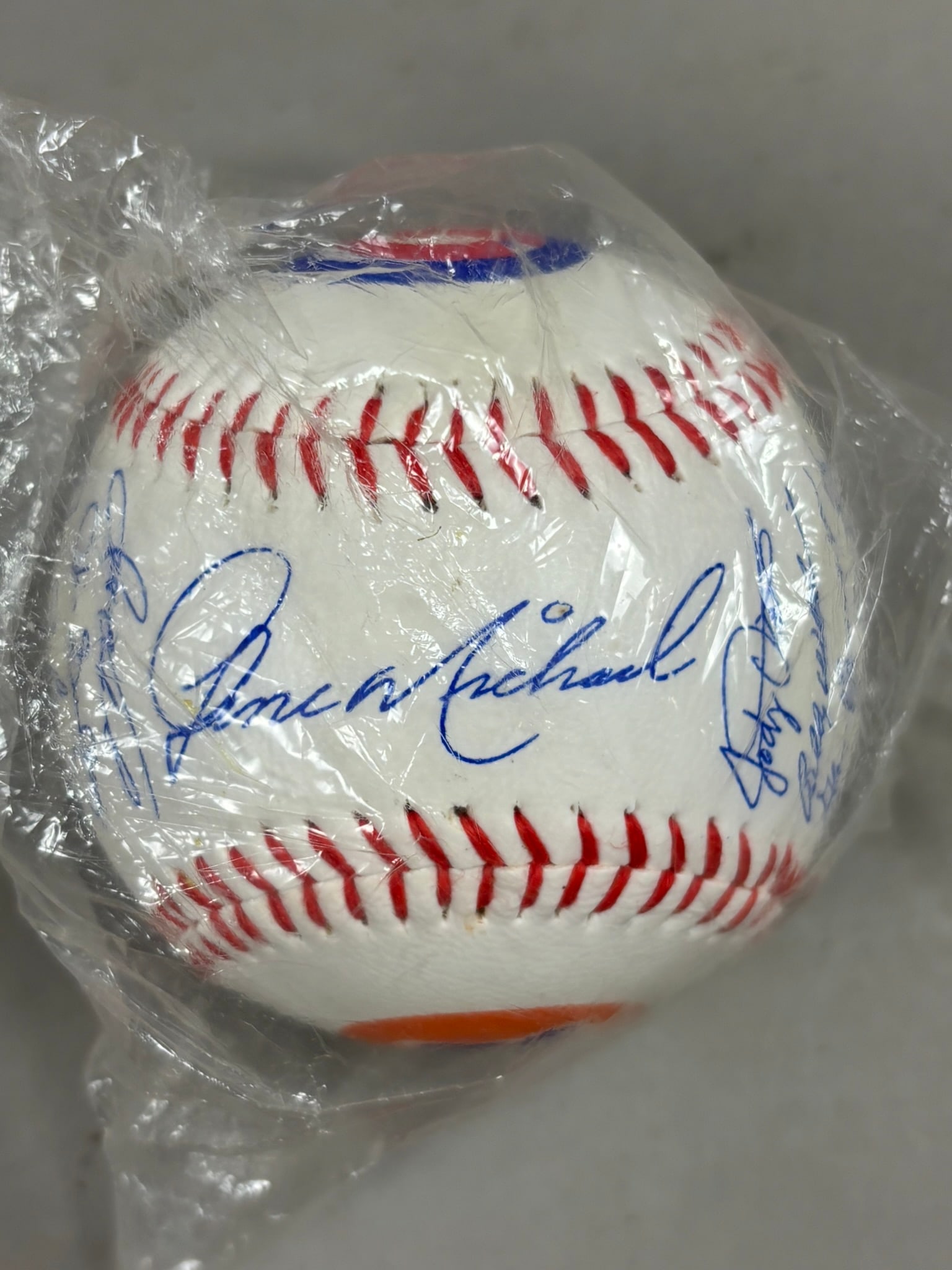 Pair Original Team Facsimile Signed Baseballs - 11