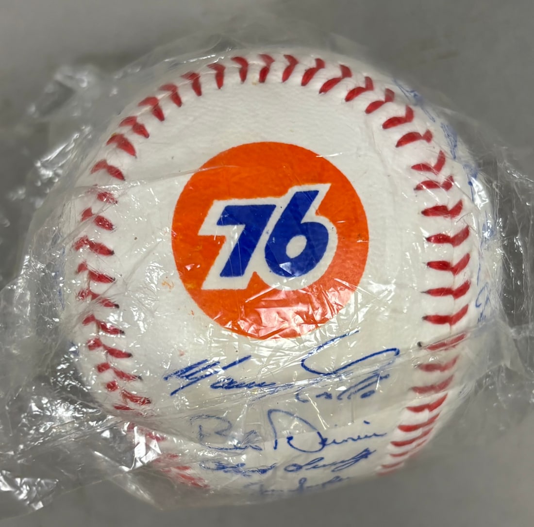 Pair Original Team Facsimile Signed Baseballs - 12