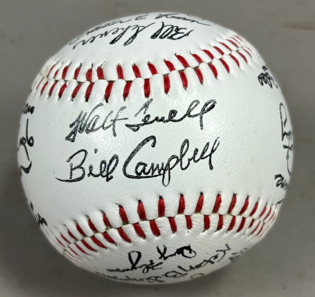 Pair Original Team Facsimile Signed Baseballs - 15