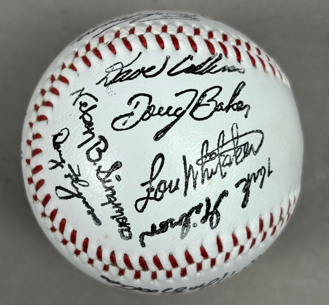 Pair Original Team Facsimile Signed Baseballs - 20