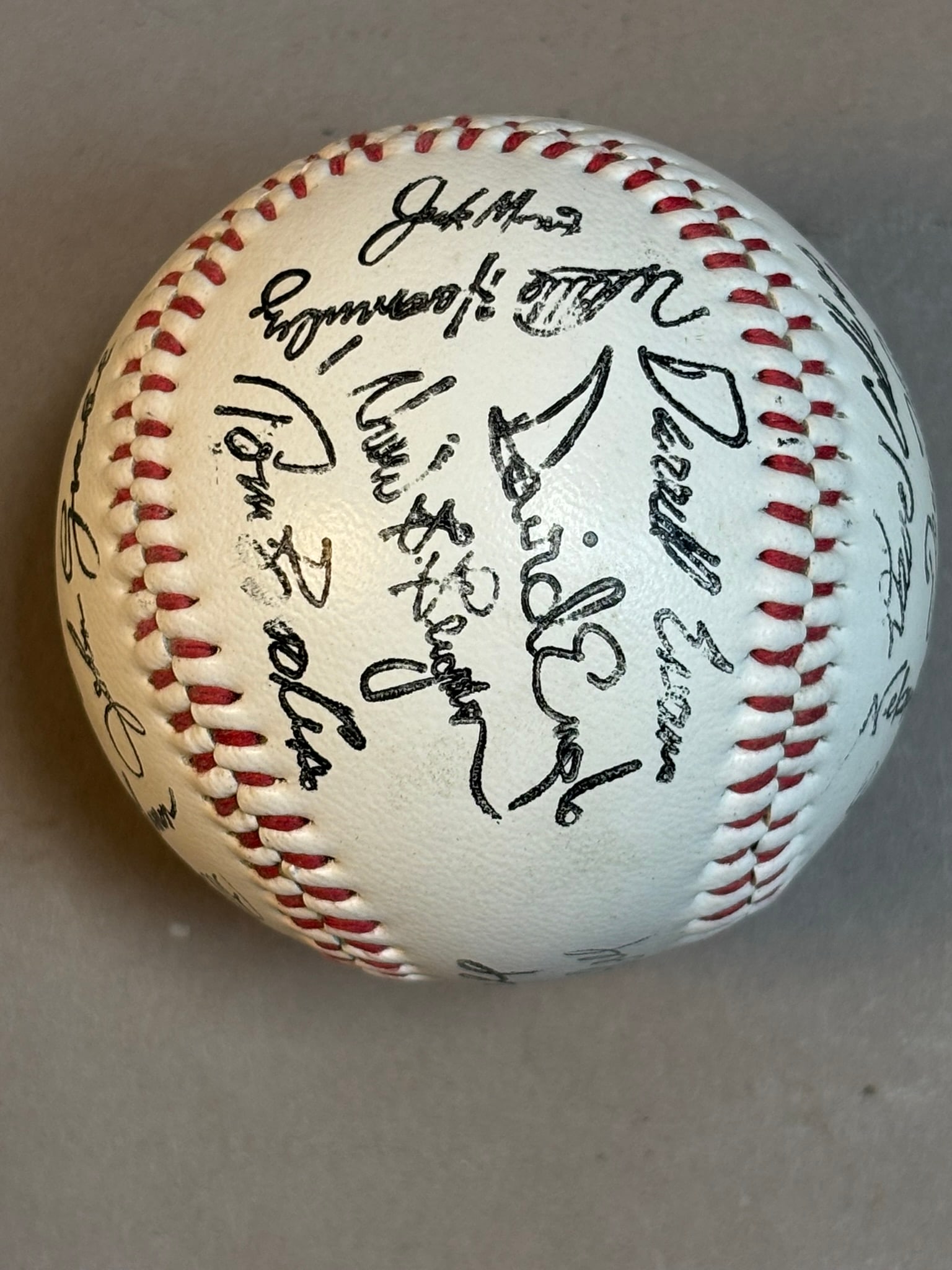 Pair Original Team Facsimile Signed Baseballs - 2