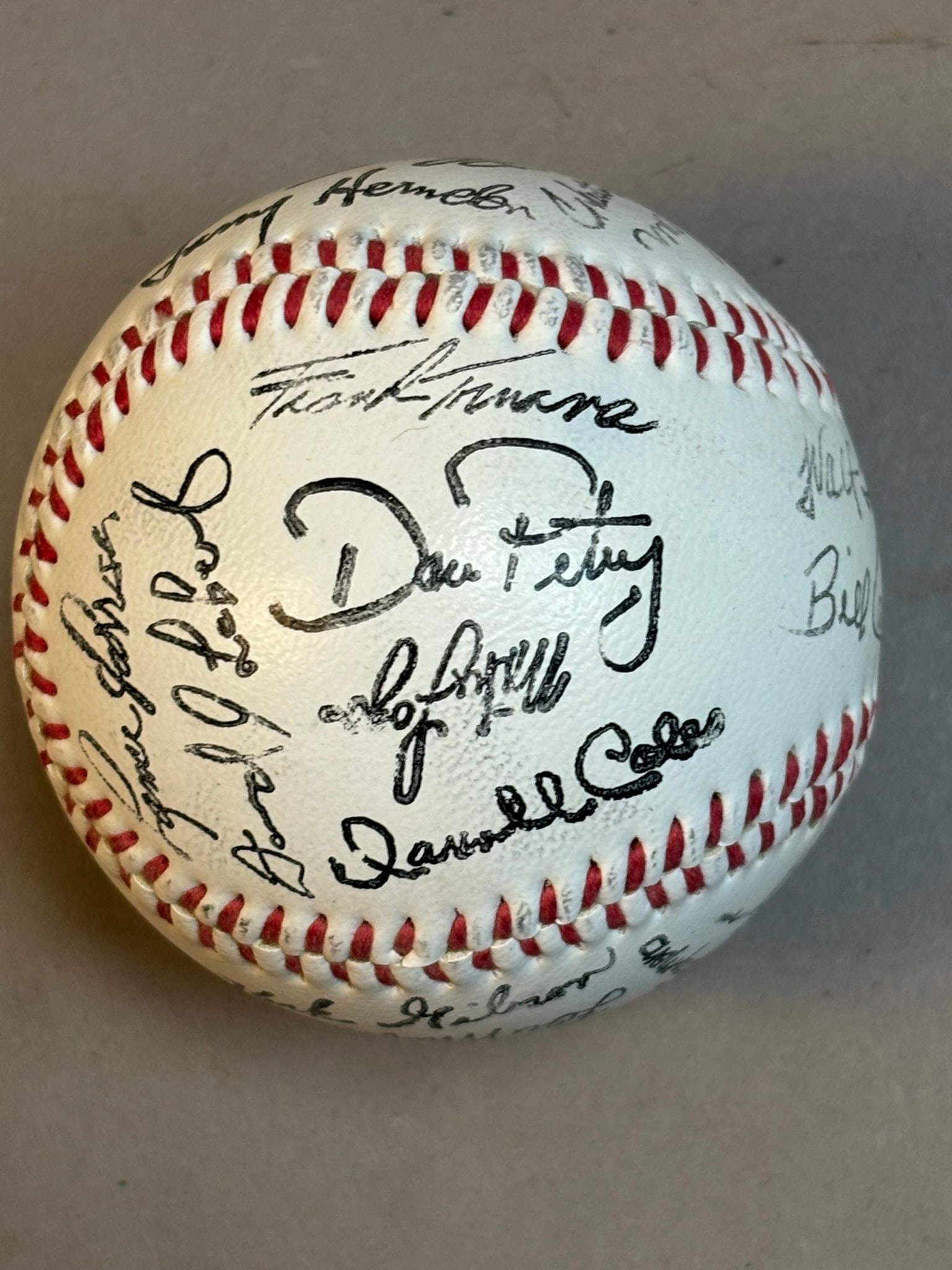 Pair Original Team Facsimile Signed Baseballs - 3